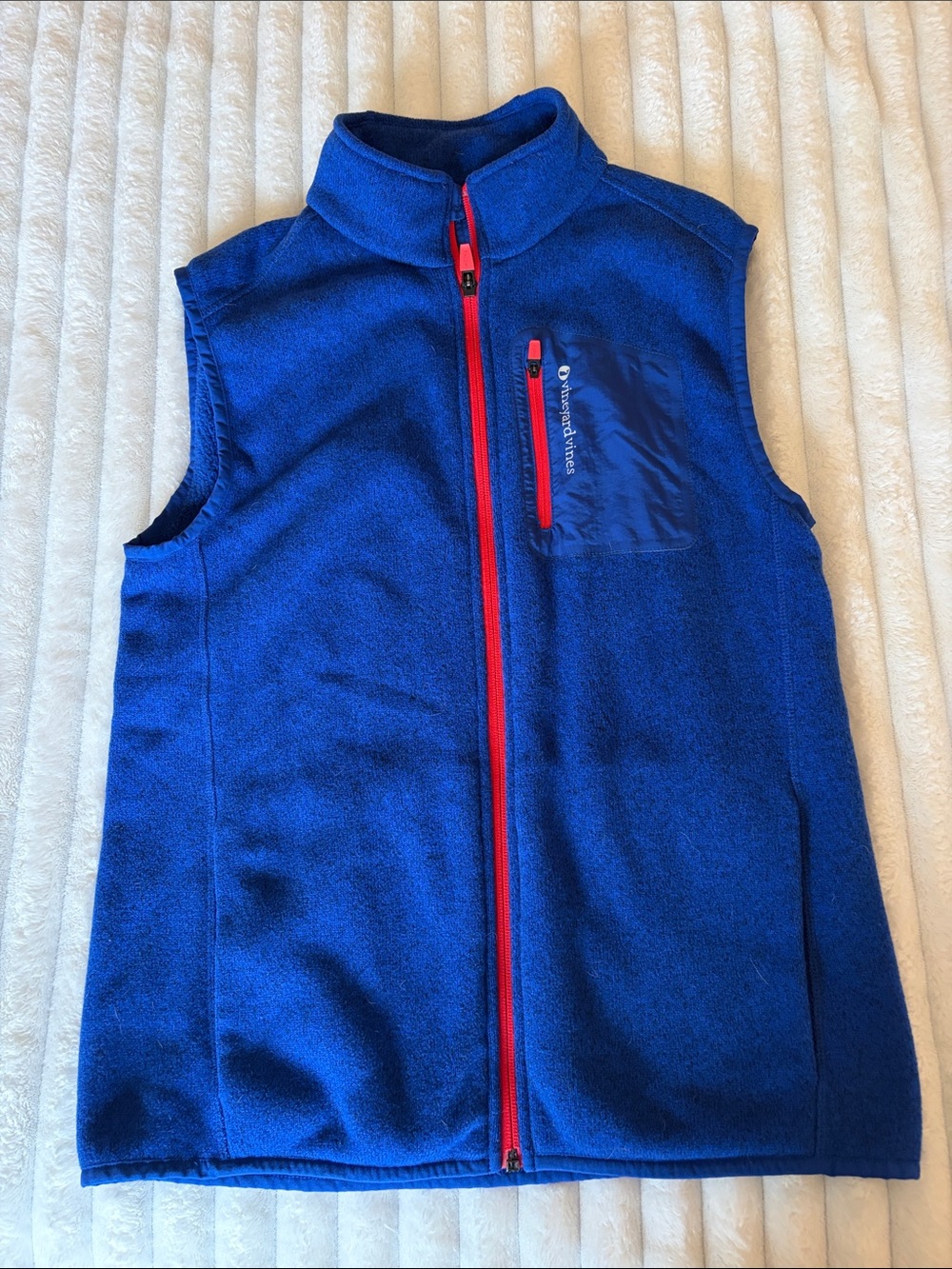 Vineyard VinesRoyal Blue Fleece Lined Vest